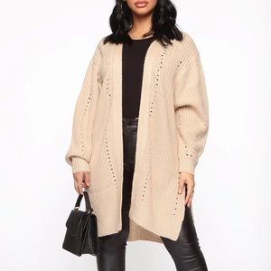 Get Your Own Balloon Sleeve Cardigan Fashion Nova